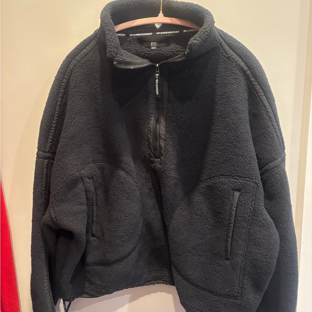 FP Movement by Free People Black Fleece Sweatshirt